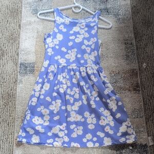 Carter's Blue and White Pleated Sundress